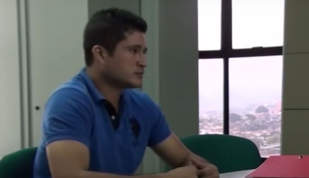 Foto tomada de una de las diligencias de interrogatorio ante la Fiscalía