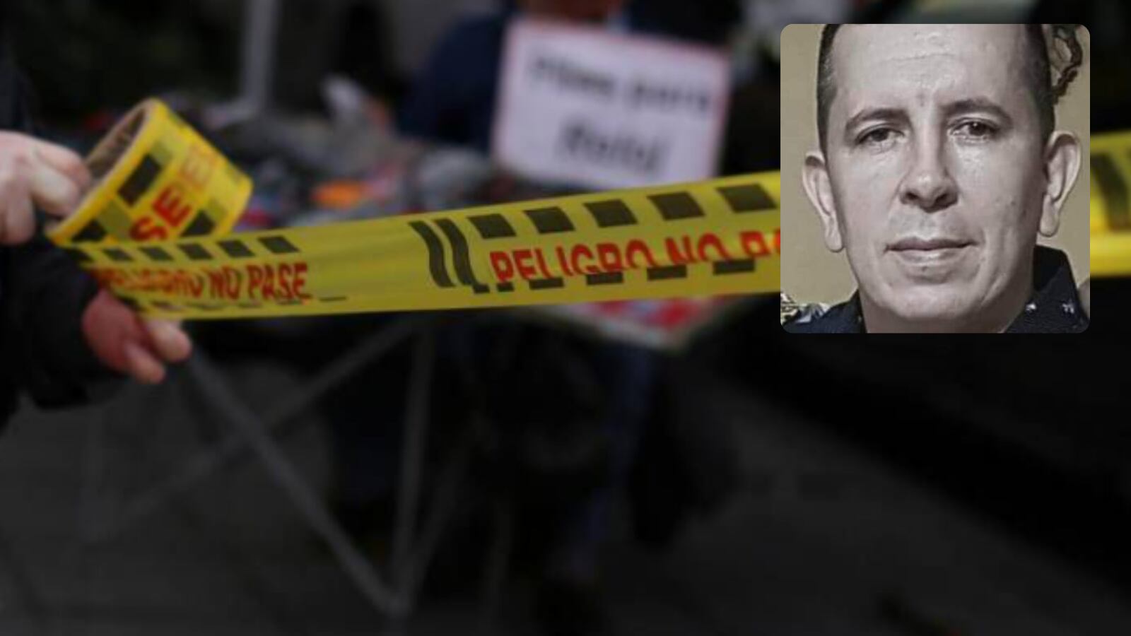 Archivo de referencia de homicidio./ Foto de fondo: Colprensa - Foto del comerciante suministrada