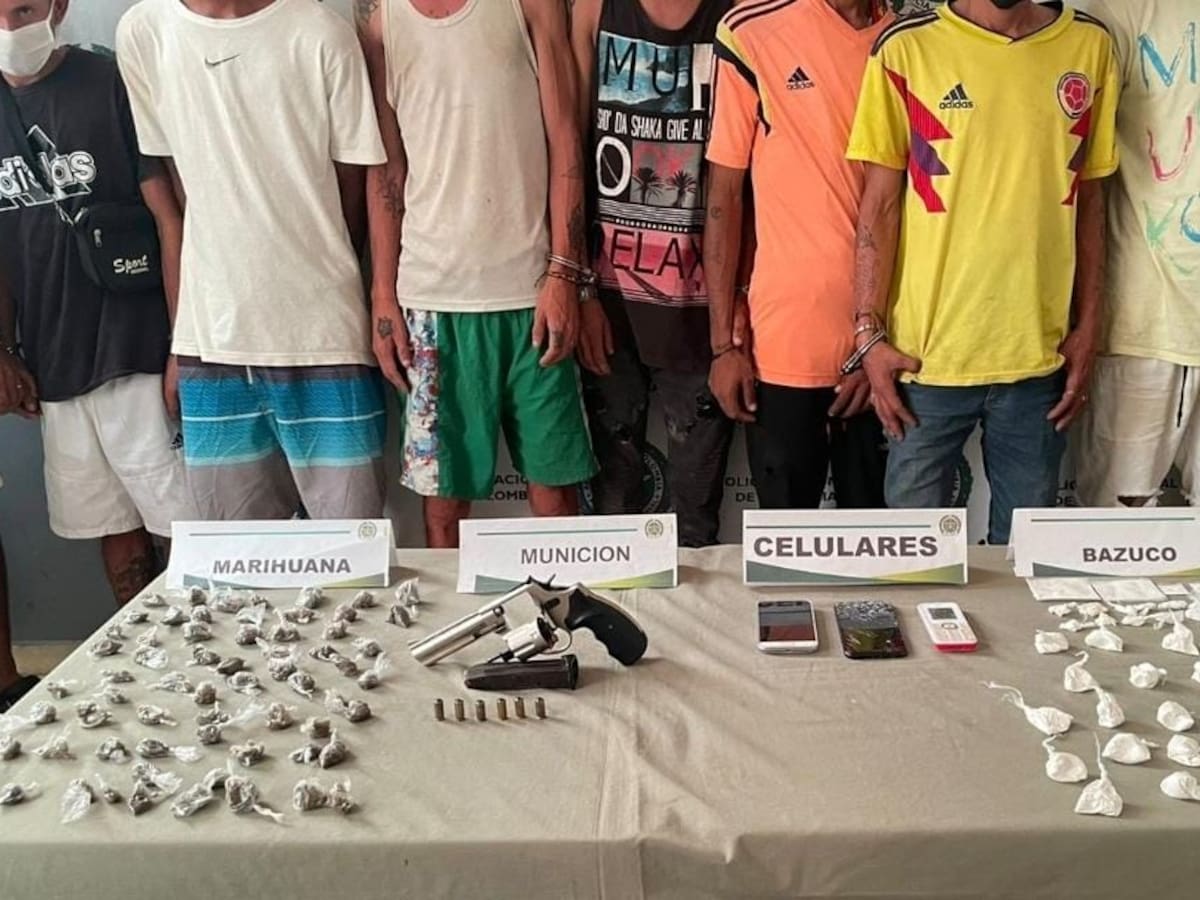 En menos de 72 horas, Policía capturó a 14 presuntos expendedores de droga en Bolívar