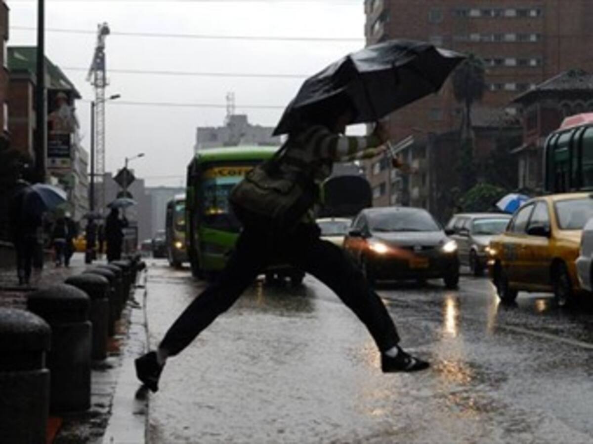 Las lluvias de las últimas horas en Bogotá fueron las más intensas de los últimos cinco años