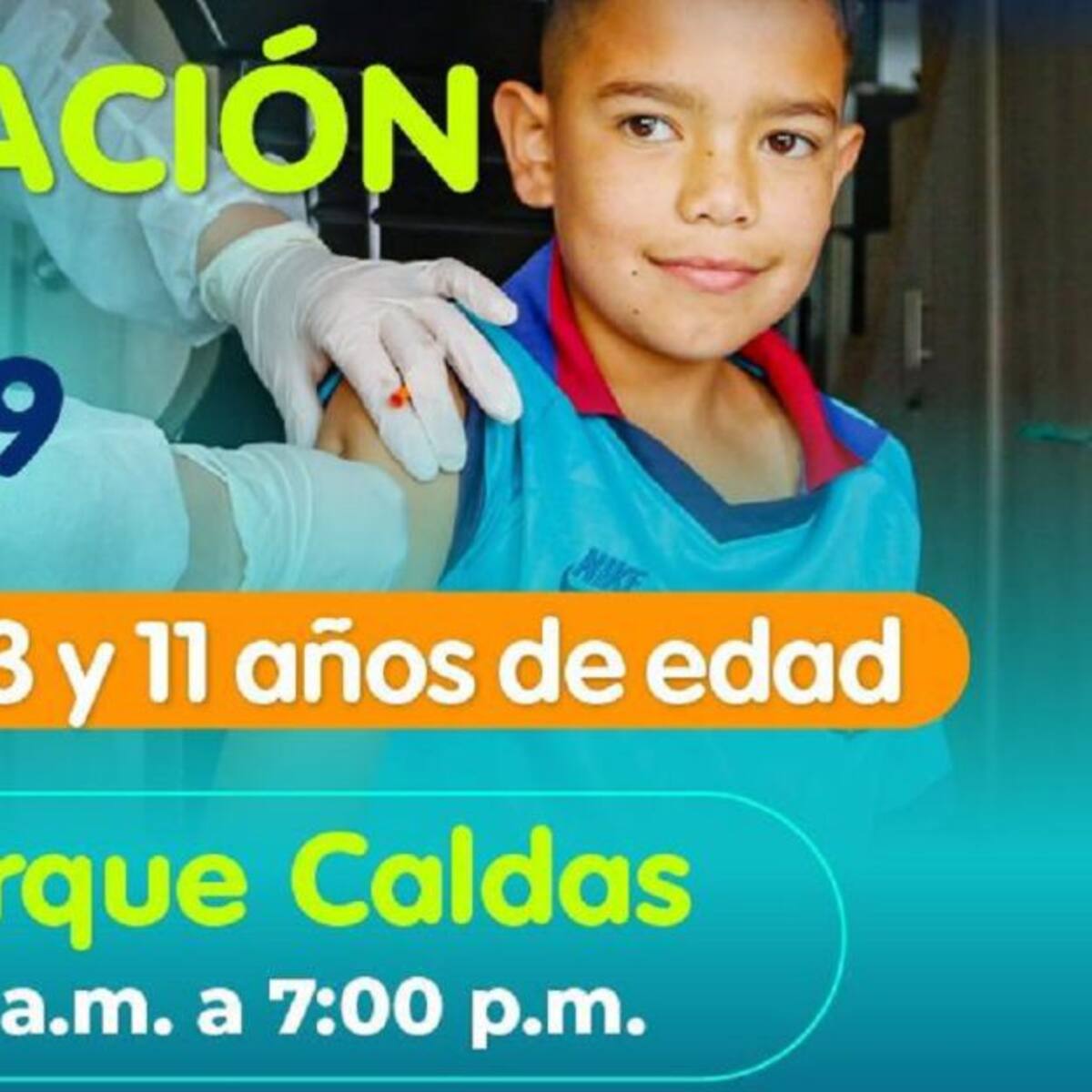 Centro Comercial Parque Caldas abre punto de vacunación para niños