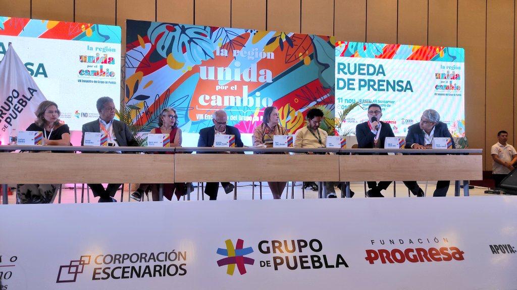Grupo de Puebla en Santa Marta . Gobernación del Magdalena