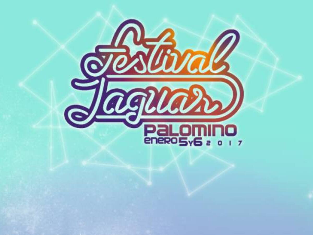 Cartel oficial de la cuarta versión del Festival Jaguar Palomino 2017