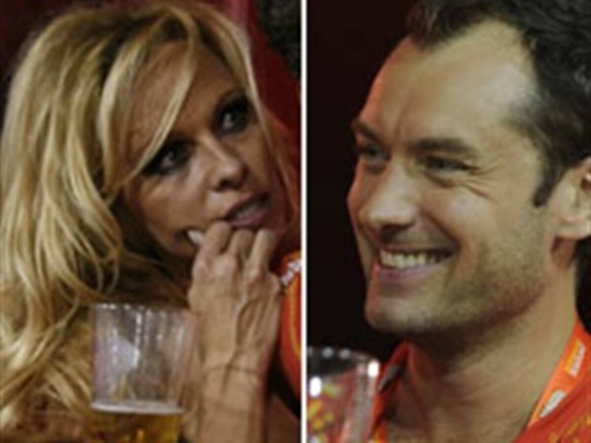 Pamela Anderson, Jude Law y Vincent Cassel disfrutan del Carnaval de Río de Janeiro