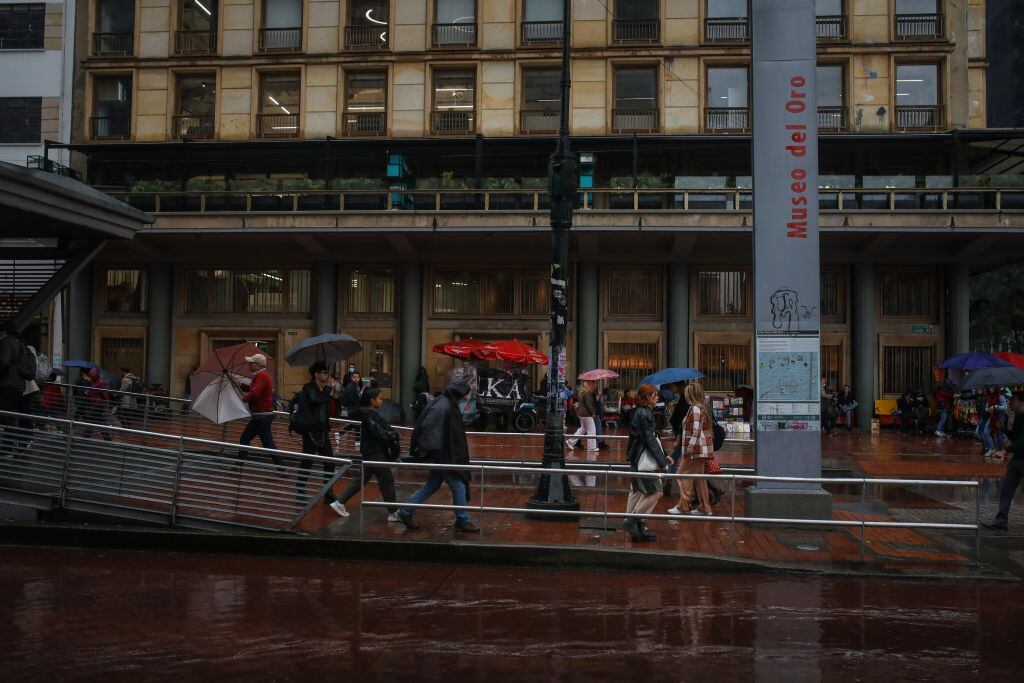 Lluvias en Bogotá. (Photo by Juancho Torres/Anadolu Agency via Getty Images)