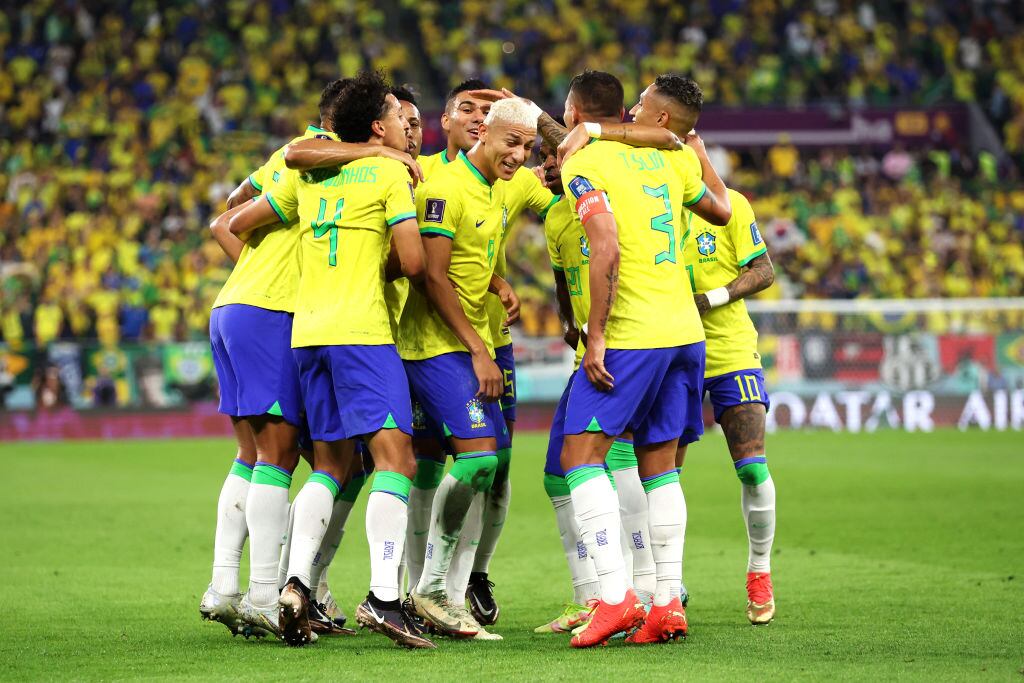 Selección de Brasil en el triunfo ante Corea del Sur (Photo by Francois Nel/Getty Images)