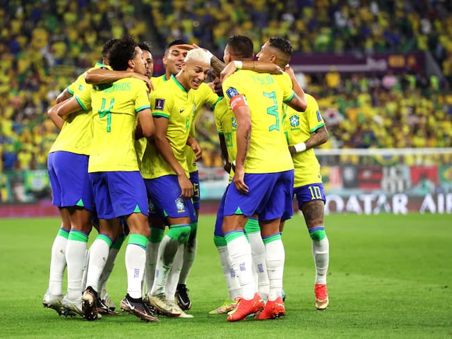 Selección de Brasil en el triunfo ante Corea del Sur (Photo by Francois Nel/Getty Images)