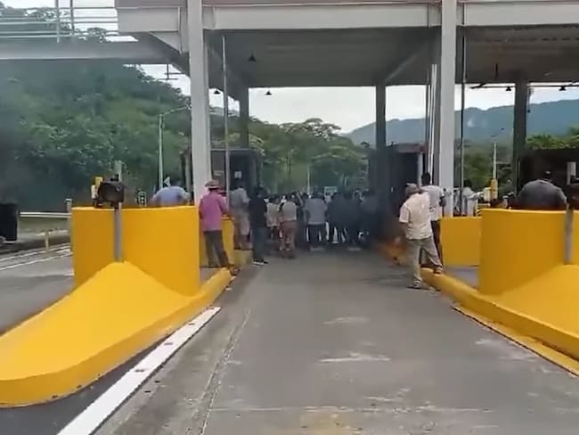 Peaje en el municipio de San Luis de Gaceno (Boyacá) / Foto: Suministrada