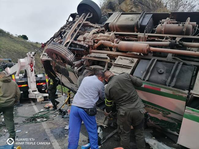 Accidente de tránsito en la vía Panamericana