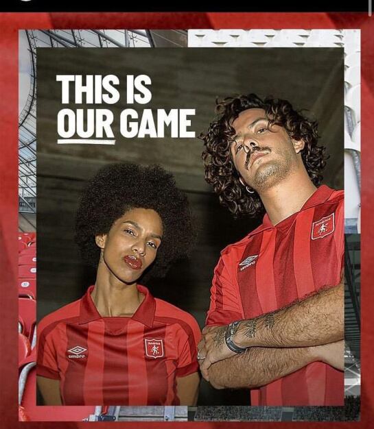 Primera indumentaria del América de Cali para el 2022.