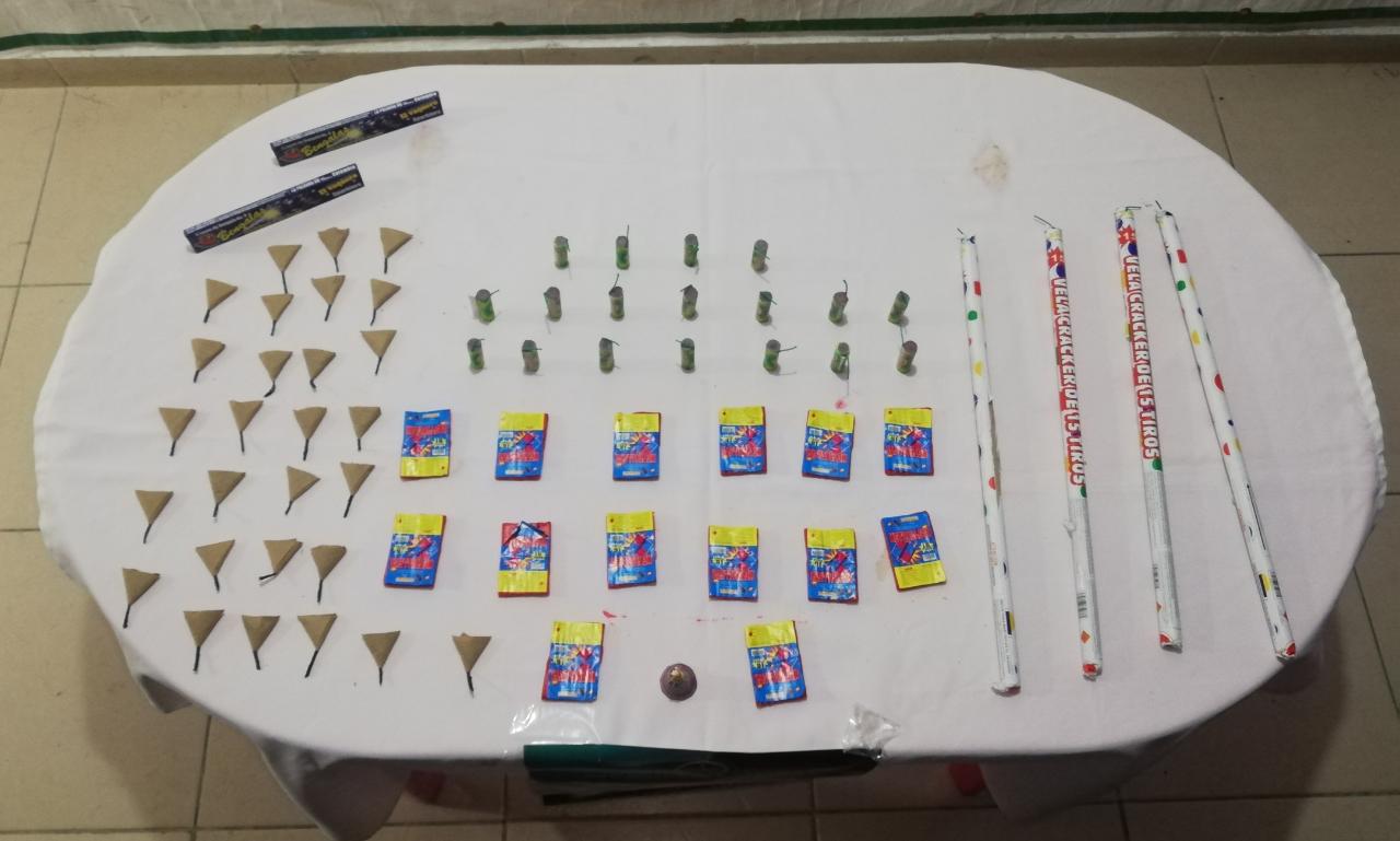 Continúan operativos contra venta ilegal de pólvora en el Huila