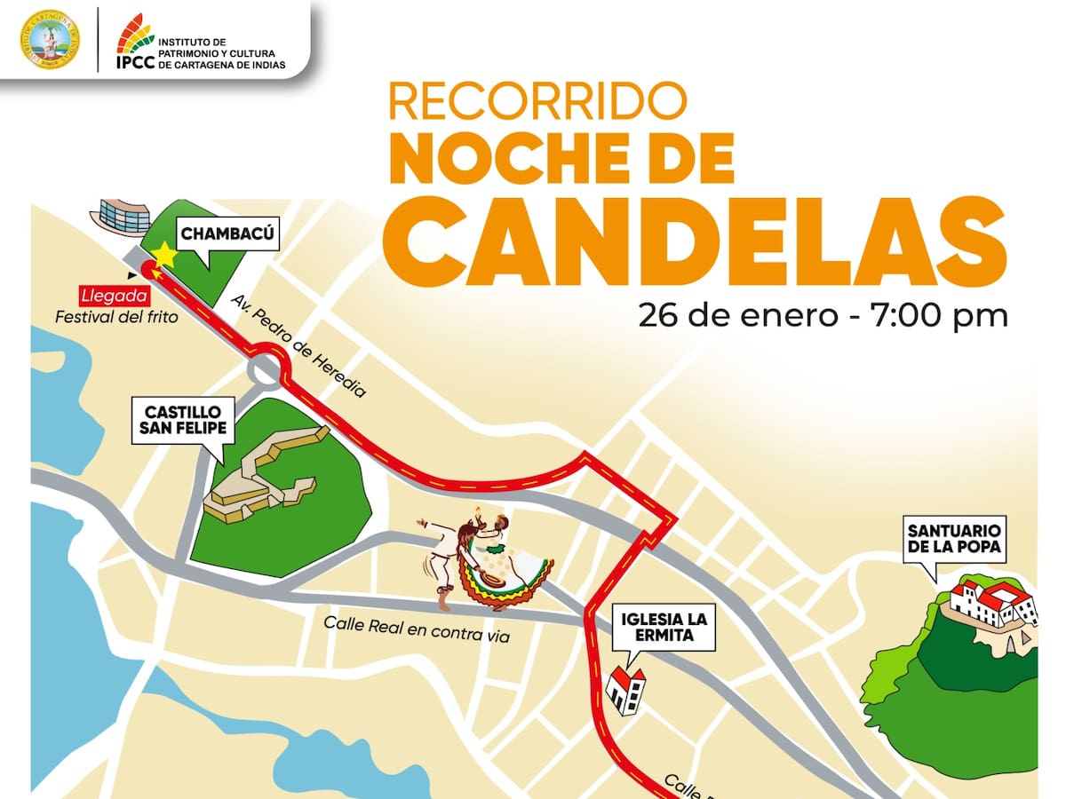 Se prende la Noche de Candelas en Cartagena