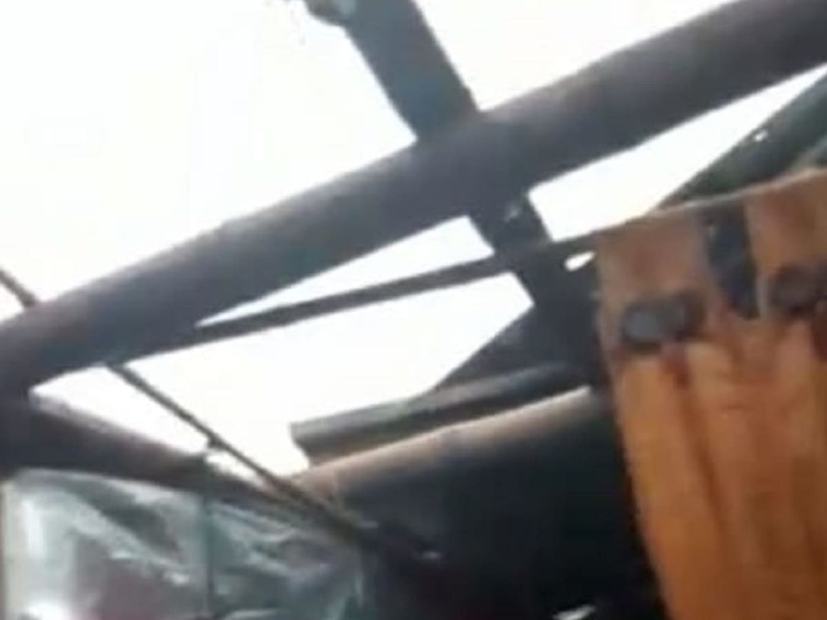 Vendaval en Palestina deja algunas viviendas sin techo