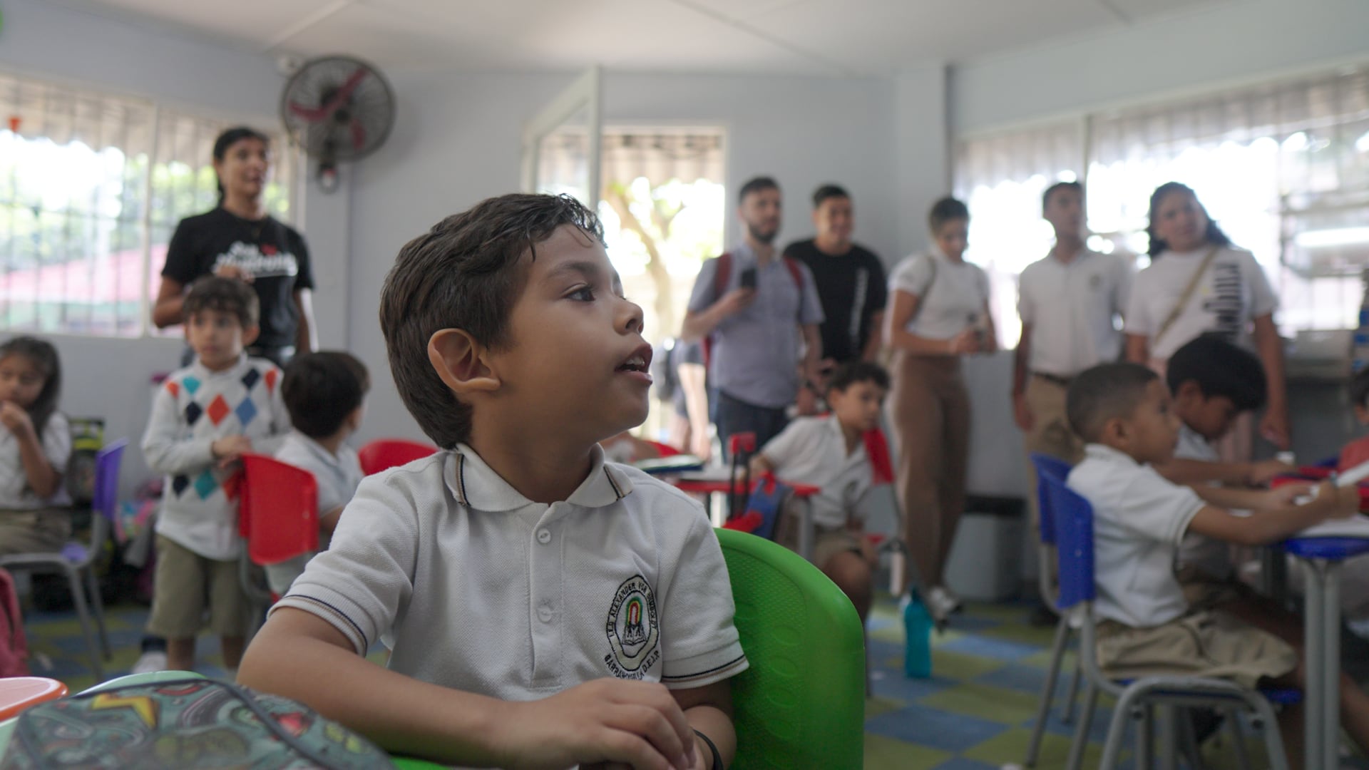 La apuesta de la Alcaldía de Barranquilla es que todos los colegios públicos de la ciudad sean bilingües para 2027. | Foto: Caracol Radio