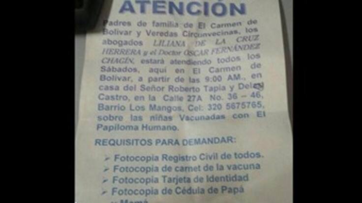 Gobierno denuncia invitación de abogados a demandar en El Carmen de Bolívar