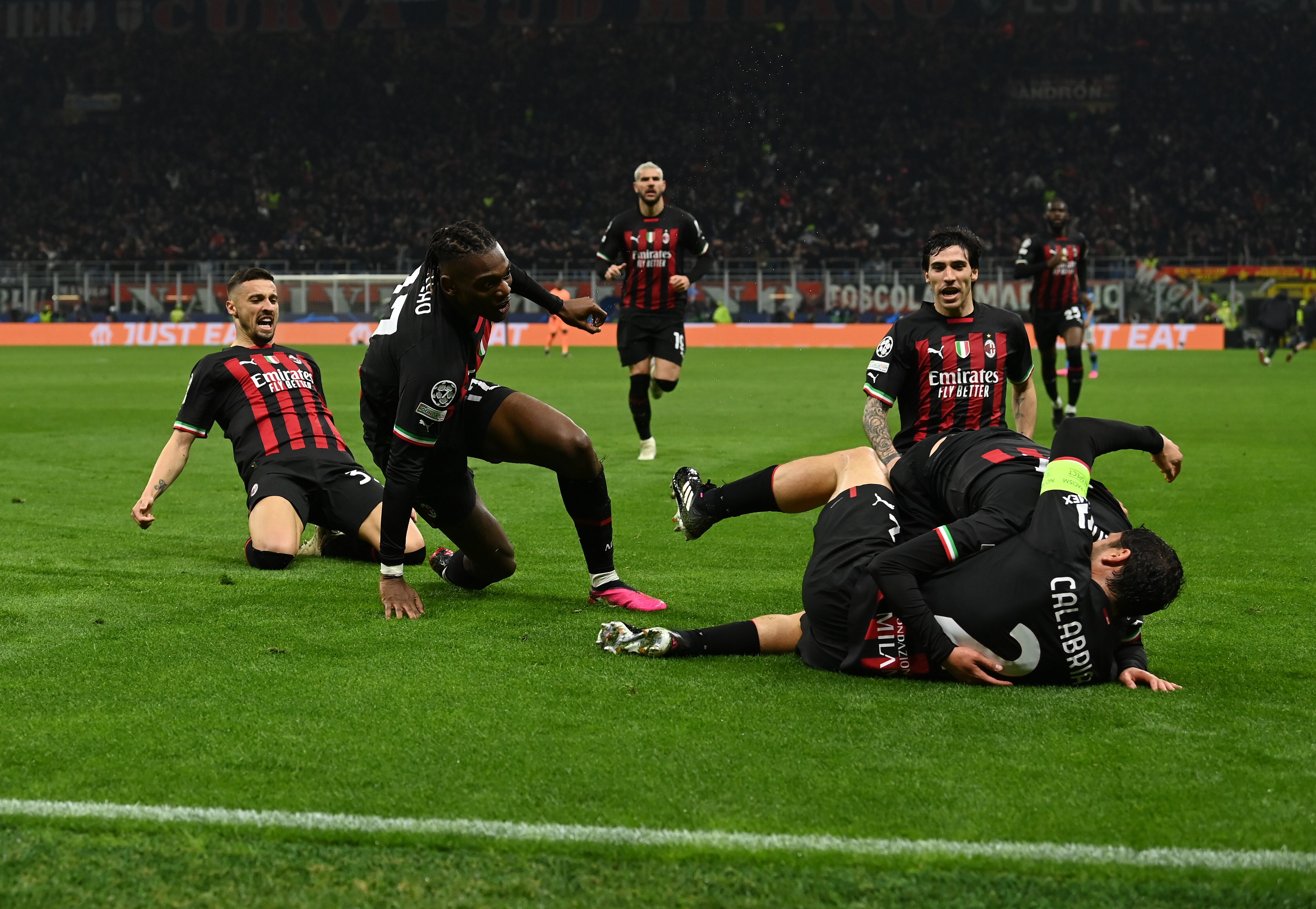 AC Milan venció al Napoli en la Champions League. (Photo by Claudio Villa/AC Milan via Getty Images)