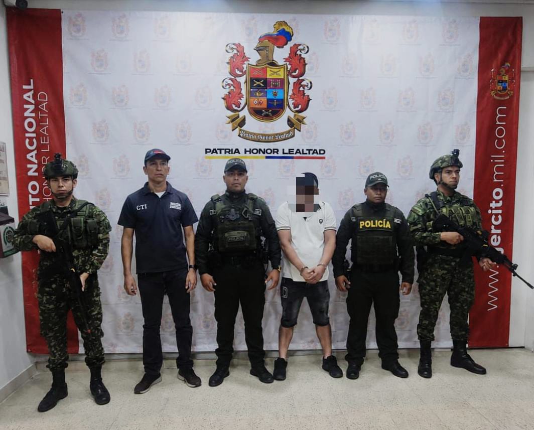 Capturado presunto cabecilla del ELN en Los Patios / Foto Ejército Nacional