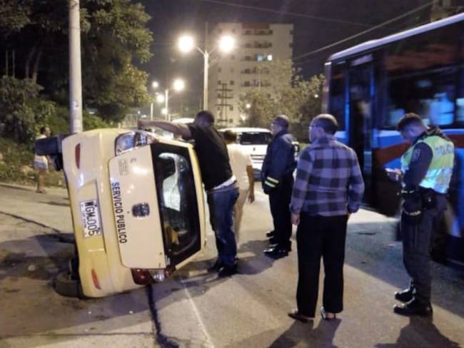 Cuatro heridos dejo aparatoso accidente en Cartagena