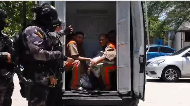 El Inpec trasladó a 20 cabecillas del crimen organizado de Barranquilla a cárceles de Bogotá. Foto: Inpec.