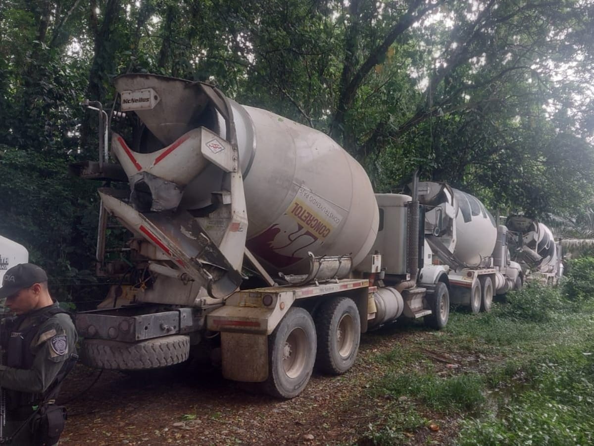 Autoridades recuperan seis de los camiones robados a una empresa en Honda, Tolima