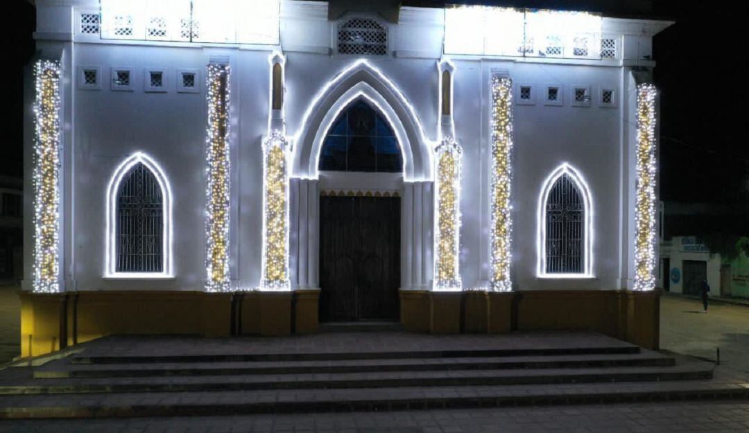 Alumbrado navideño en Magangué