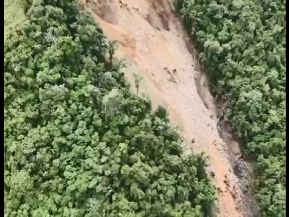 El represamiento de una quebrada en Ituango tiene en alerta al corregimiento de La Granja