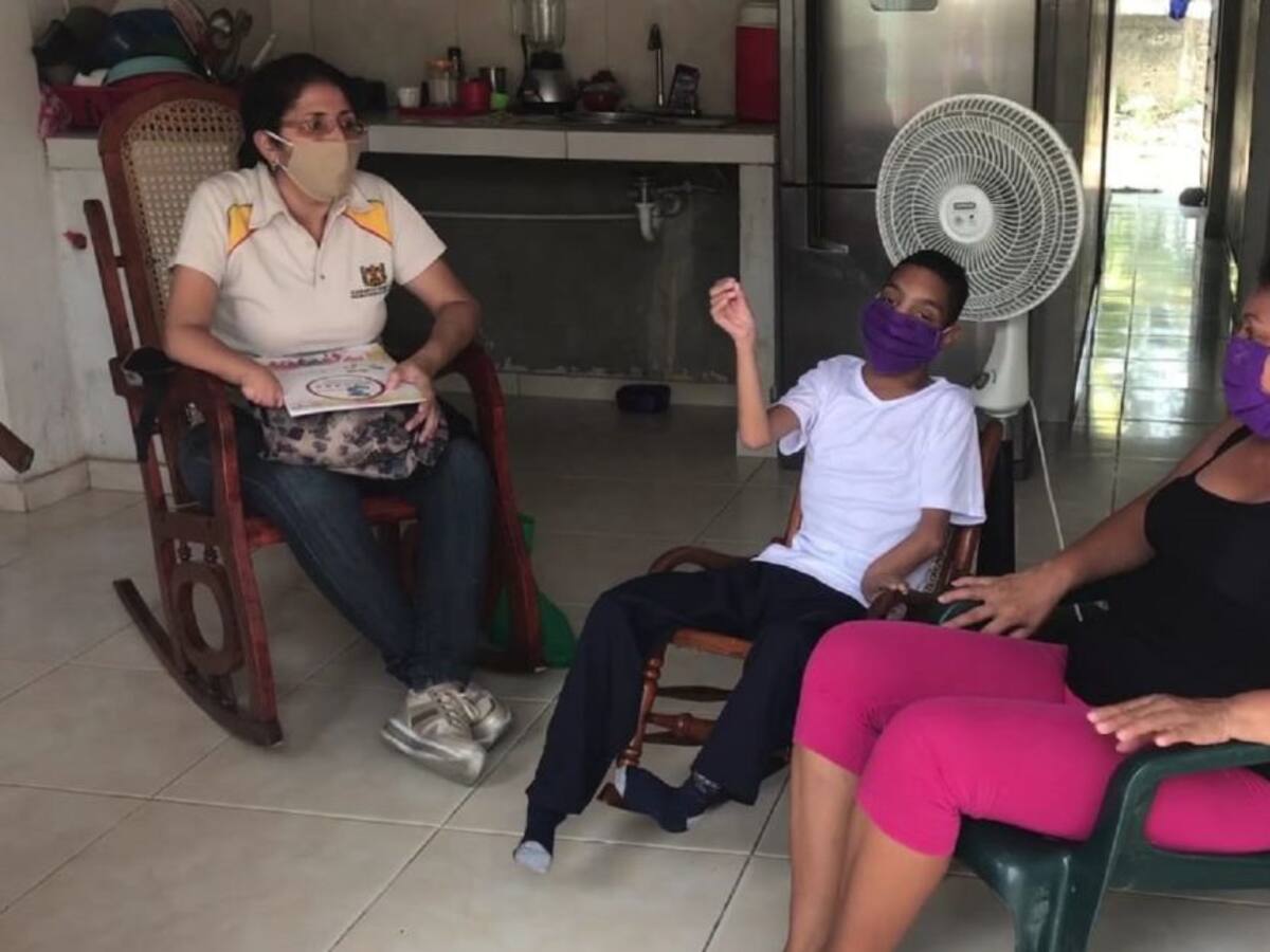 En Cartagena, atienden a usuarios con discapacidad de Familias en Acción
