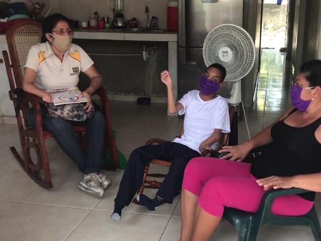 En Cartagena, atienden a usuarios con discapacidad de Familias en Acción