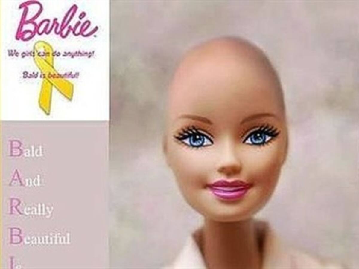 Lanzan una Barbie calva en EEUU para apoyar a los niños con cáncer