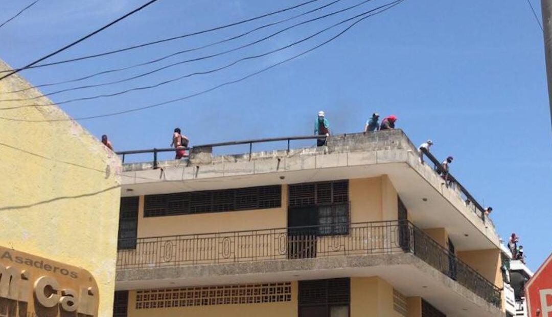 Amotinamiento en el Centro de Santa Marta