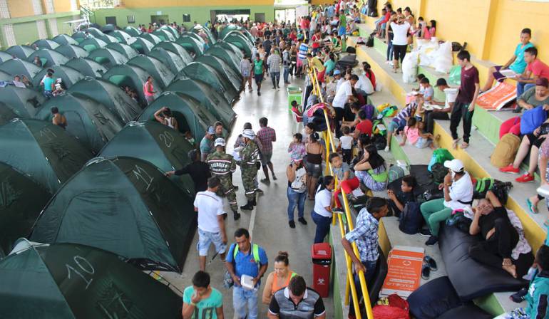 En Valdivia, Antioquia, miles de personas permanecen en los albergues ante la emergencia en el proyecto Hidroituango.