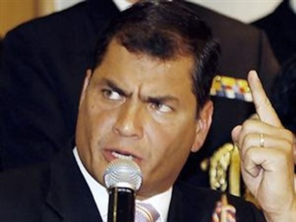 Rafael Correa busca una persona de su confianza 'absoluta' como embajador en Colombia