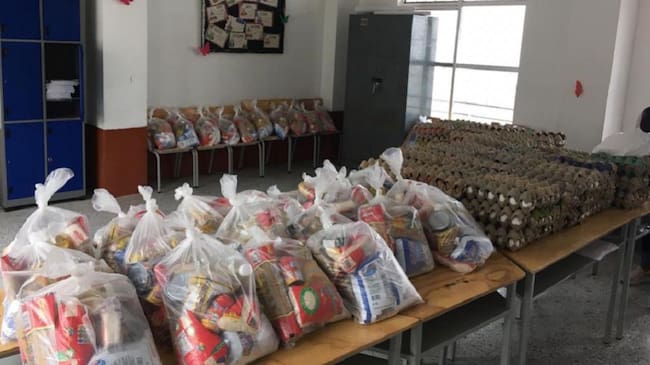 Paquetes complementarios de alimentación escolar en Manizales