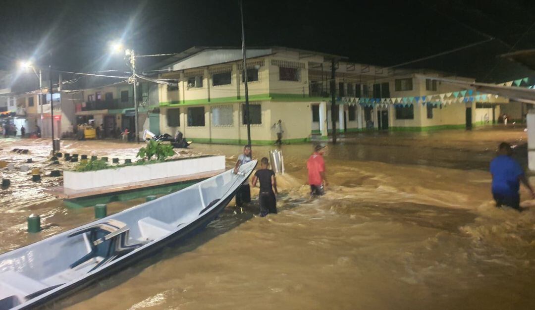 Inundaciones en López de Micay, Cauca 
