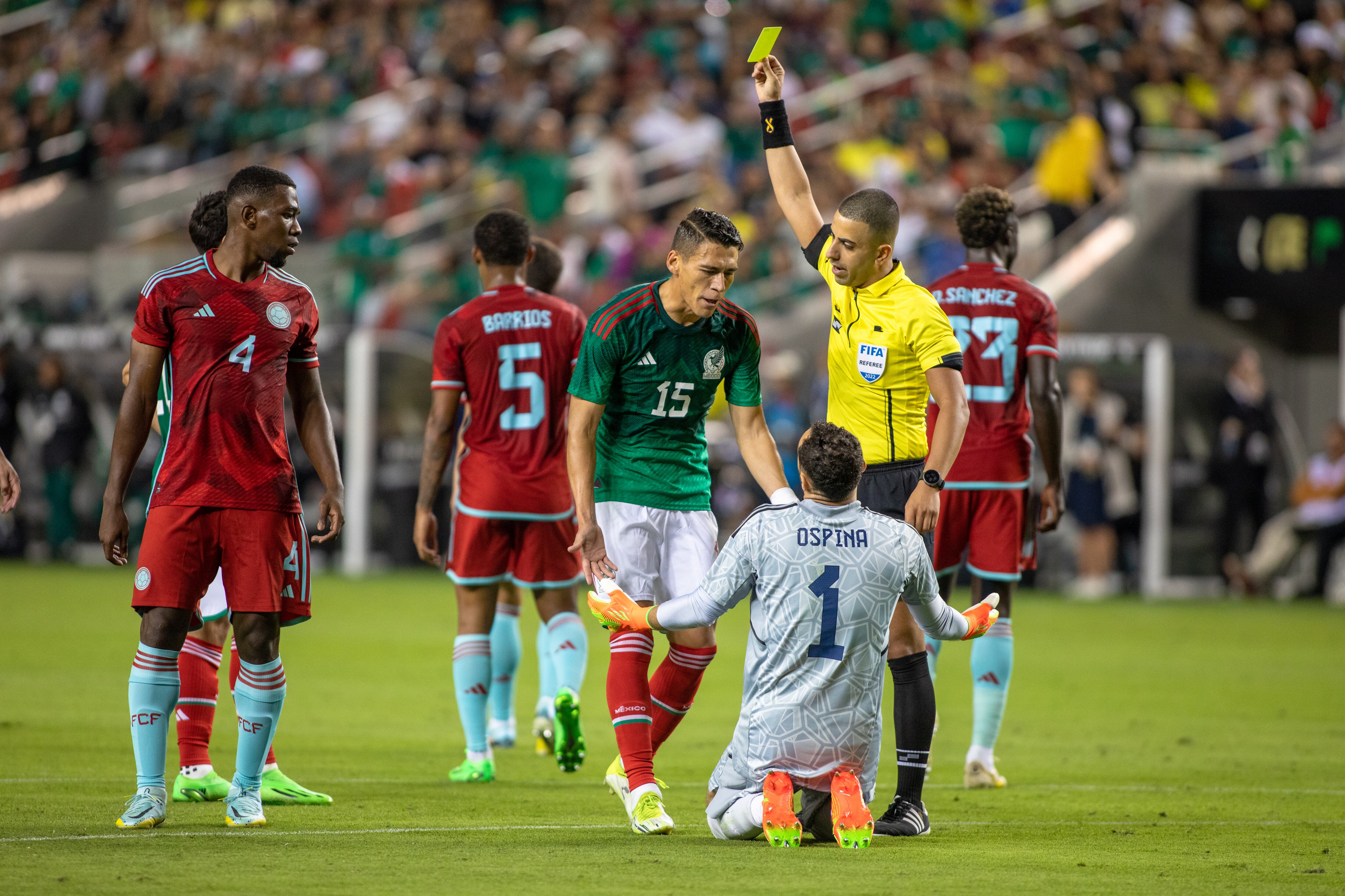 Nima Saghafi dirigió el amistoso entre Colombia y México en Snta Clara.