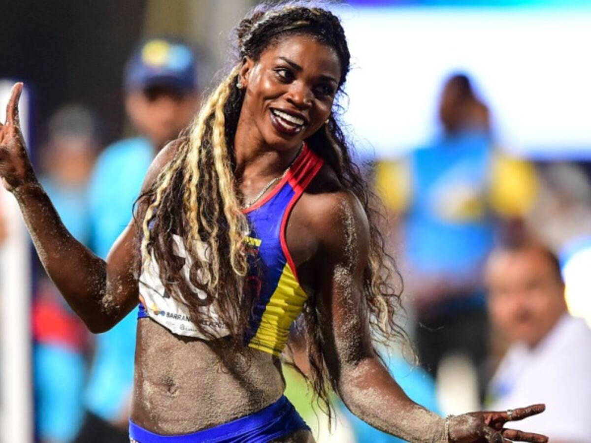 'La reina del salto triple' domina de principio a fin y se cuelga el Oro