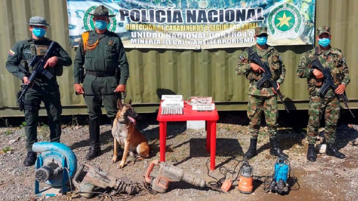 Intervienen mina que generaba cerca de $2 mil millones al mes en Buriticá