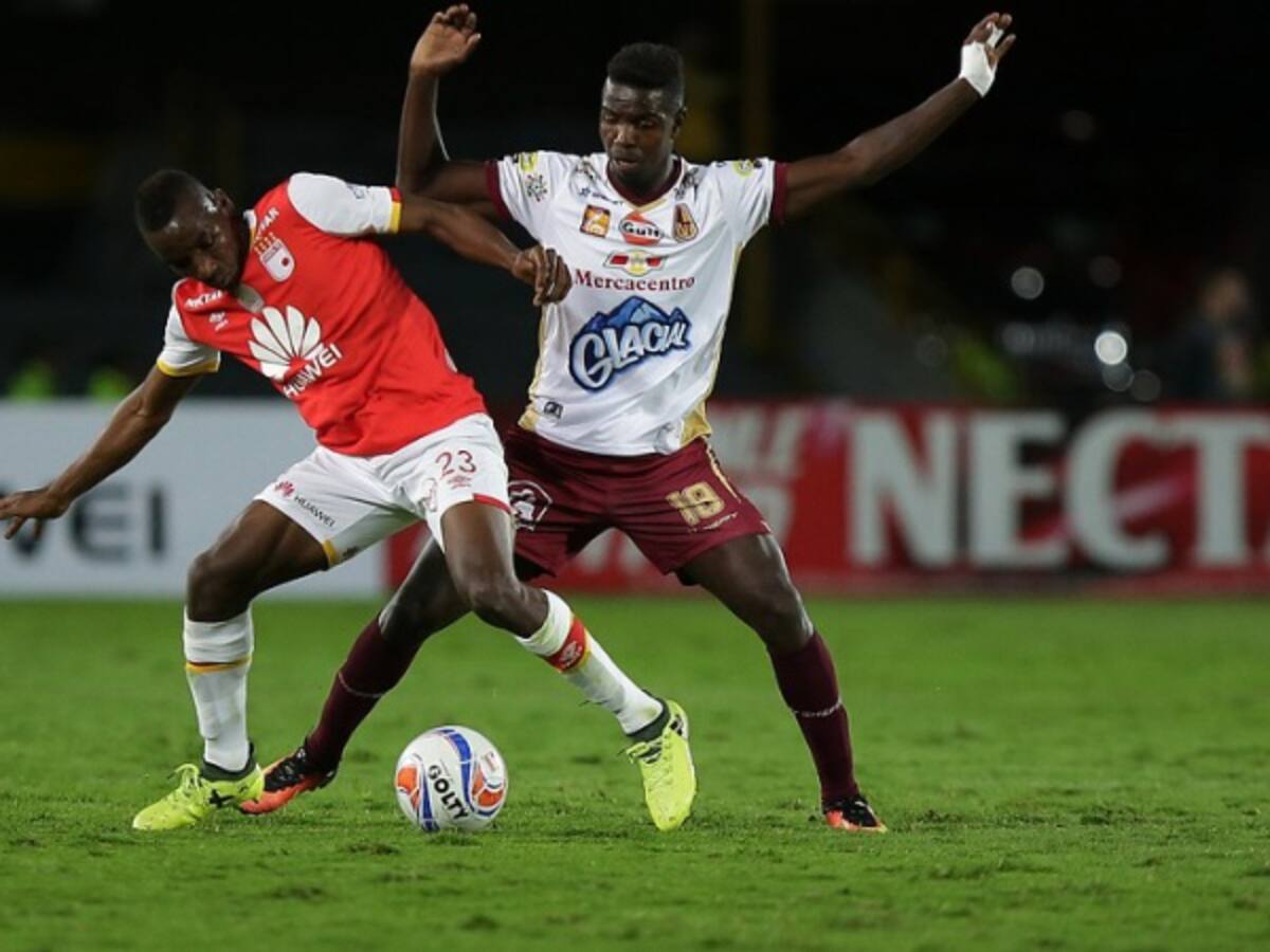 Santa Fe empata con Tolima y recupera el liderato de la Liga Águila