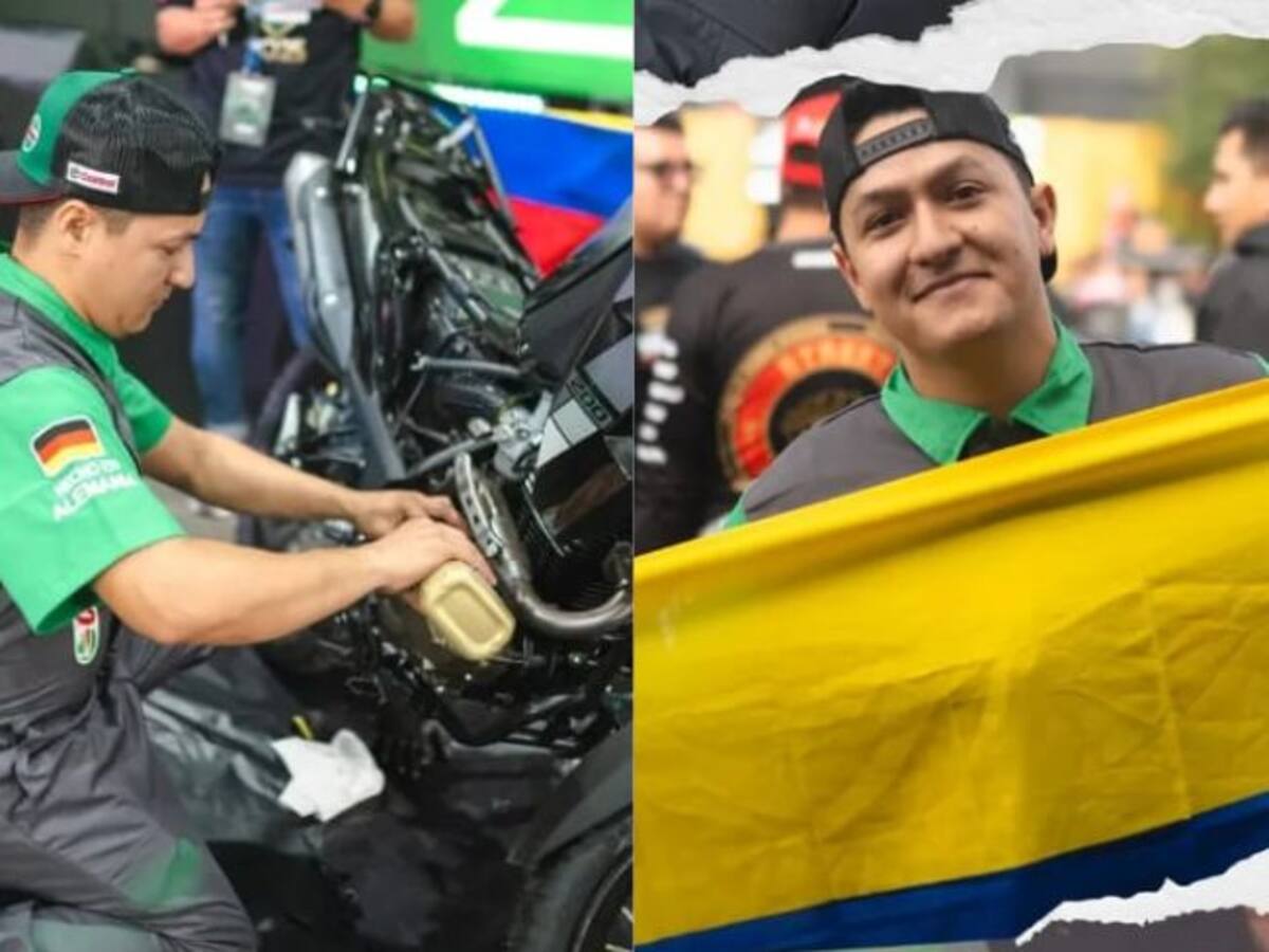 Mecánico de motos santandereano entre los tres mejores de Latinoamérica