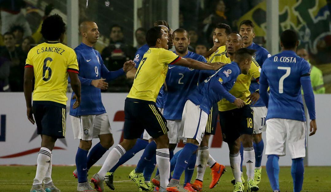 Neymar vs Selección Colombia