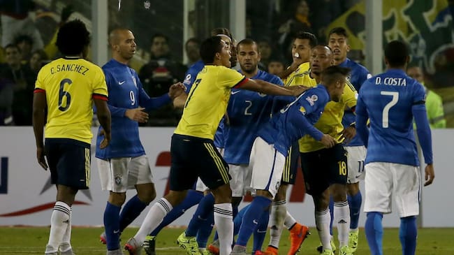 Neymar vs Selección Colombia