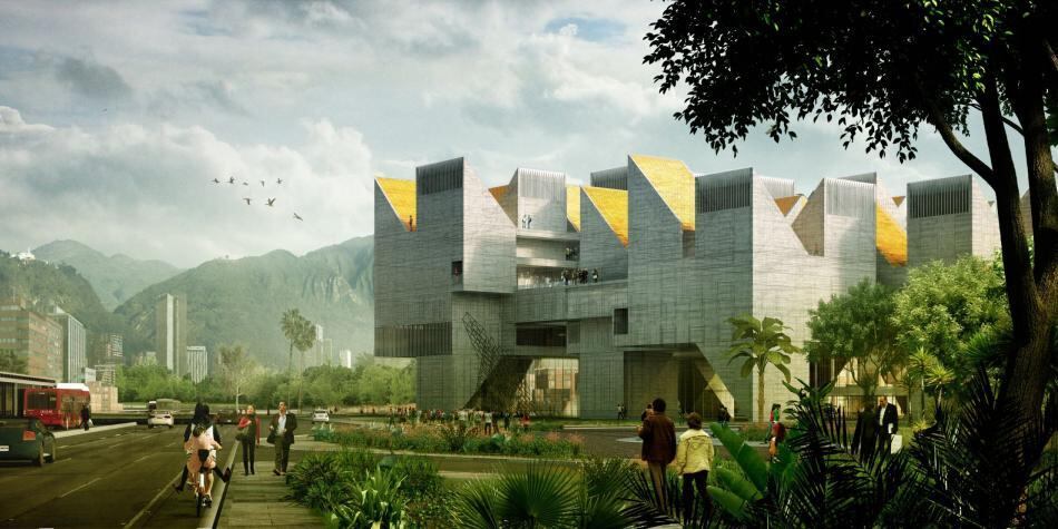 Representación del Museo de Memoria de Colombia / Foto: Twitter @CentroMemoriaH