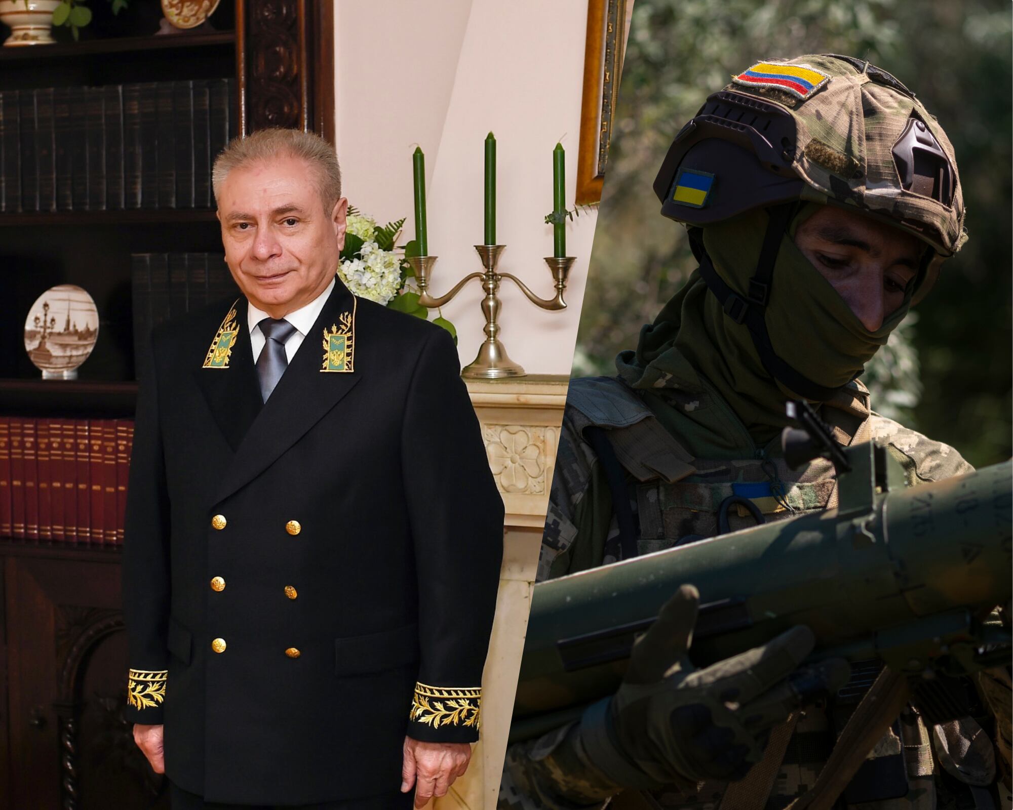 El Embajador de Rusia en Colombia, Nikolay Tavdumadze, pidió al gobierno de Gustavo Petro tomar medidas contundentes para reducir el mercenarismo.
(Foto:   Cortesía / Getty / Caracol Radio )