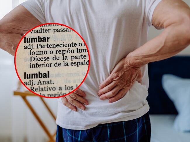¿Se dice dolor “lumbar” o “lumbal”? Esta es la forma correcta según la RAE. Getty Images / Grok