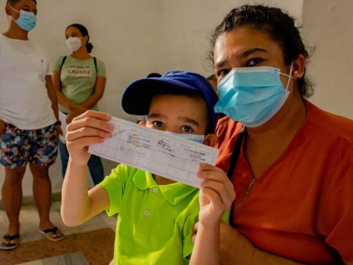 Cartagena, arriba del promedio nacional en vacunación contra el COVID-19