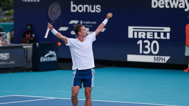 El checo Jiří Lehečka se clasificó a la final del Miami Open tras vencer al francés Arthur Fils