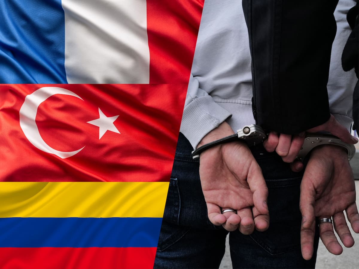 Francia pide la extradición de un narcotraficante turco detenido en Colombia