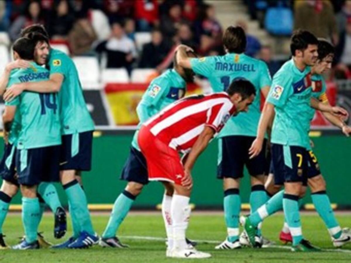 Barcelona aplastó 8-0 como visitante al Almería