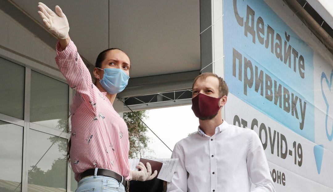 Centros de vacunación en Rusia 