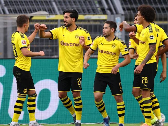 Borussia Dortmund venció al Hertha y conserva la esperanza en la Bundesliga